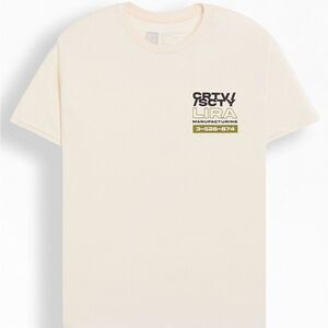 Lira Cream The Coyote Graphic Tee Shirt Size Large